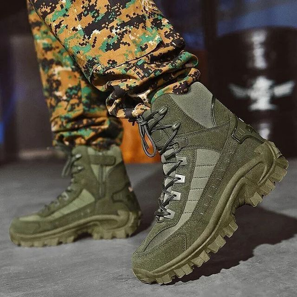 Mens Orthopedic Support Anti-Puncture Work Boots Waterproof Anti-Sprain Hiking Boots