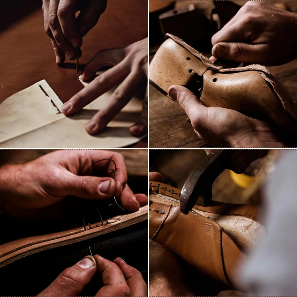 ⏰ Limited-Time 70% OFF – Men’s Handmade Leather Driving Boots | Wide Toe, Arch Support, Waterproof, Pressure Relief, Non-Slip Comfort for Everyday & Travel