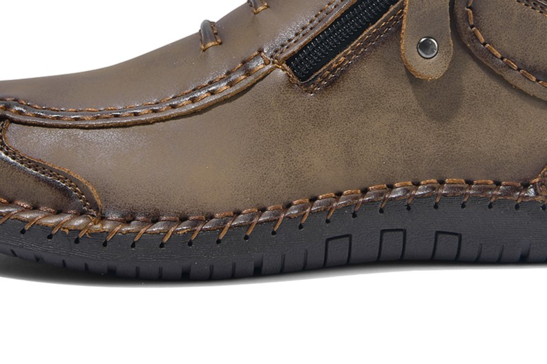 ⏰ Limited-Time 70% OFF – Men’s Handmade Leather Driving Boots | Wide Toe, Arch Support, Waterproof, Pressure Relief, Non-Slip Comfort for Everyday & Travel