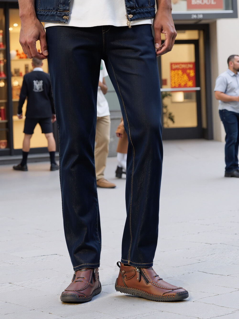 ⏰ Limited-Time 70% OFF – Men’s Handmade Leather Driving Boots | Wide Toe, Arch Support, Waterproof, Pressure Relief, Non-Slip Comfort for Everyday & Travel